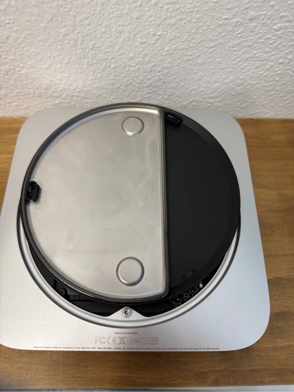 Apple Silver Mini Desktop with Black Accents